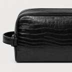 Croc Embossed Toiletry Bag