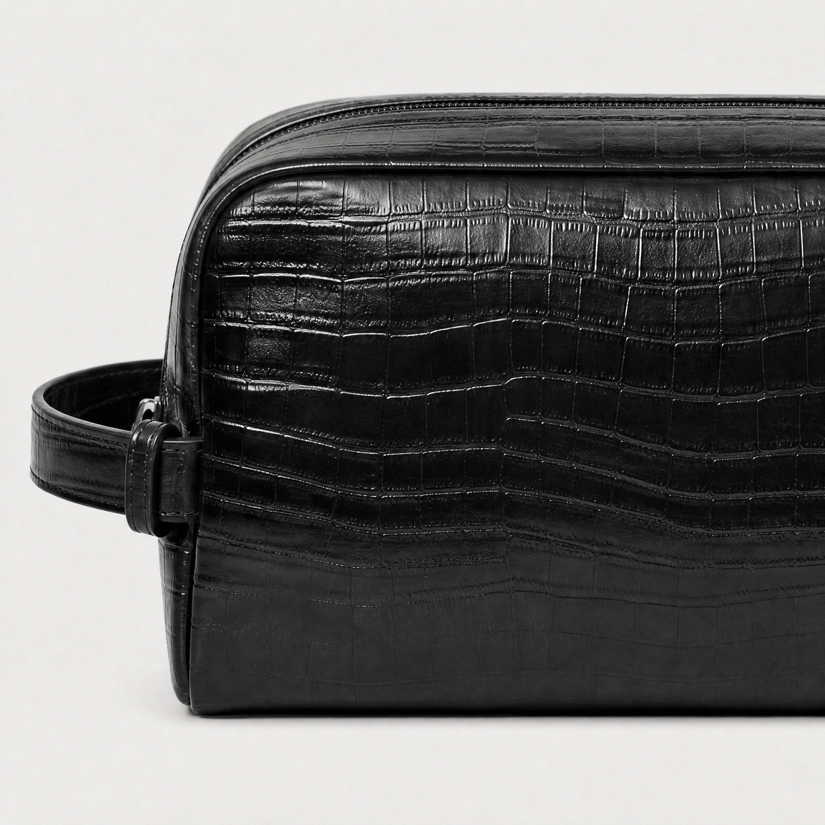 Croc Embossed Toiletry Bag