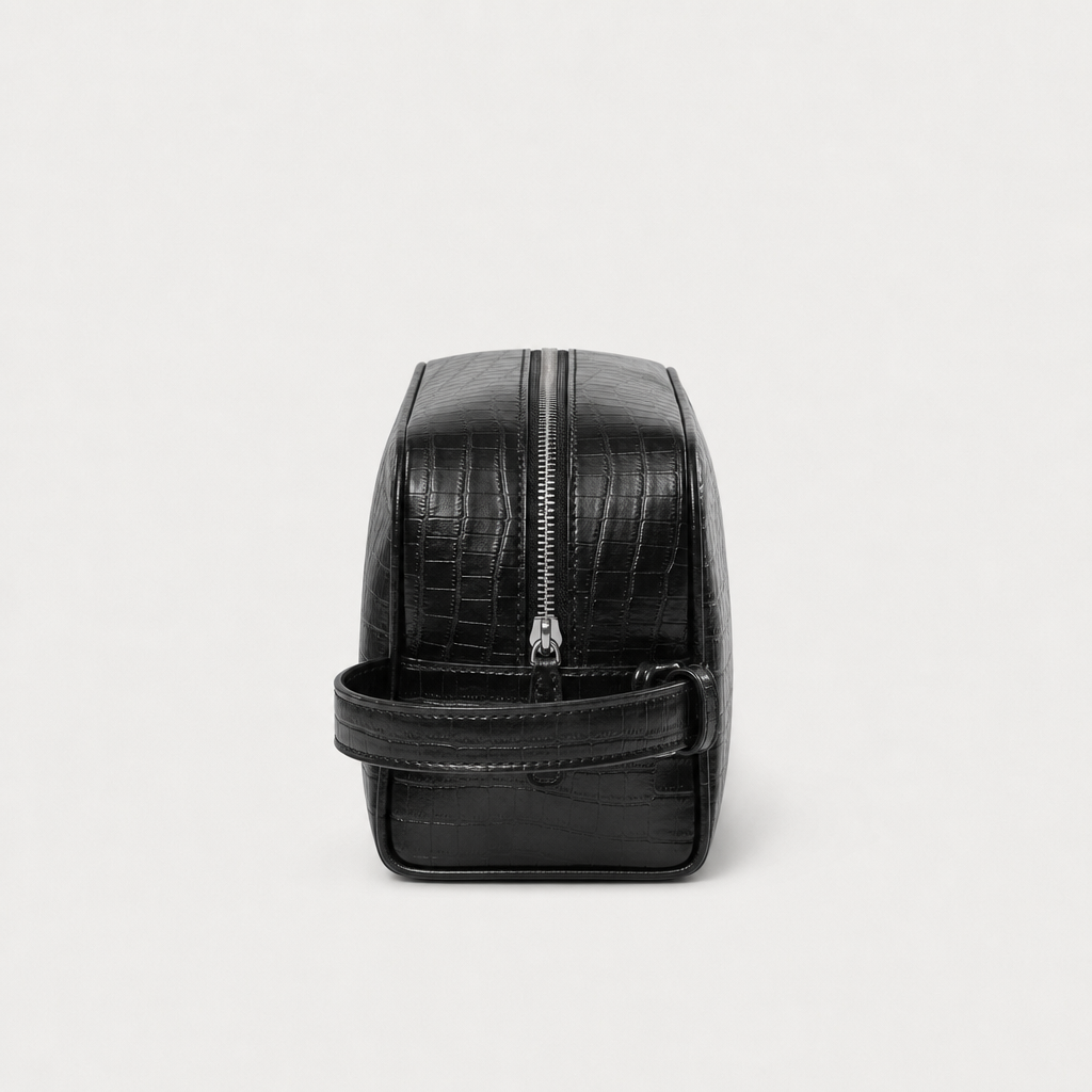 Croc Embossed Toiletry Bag